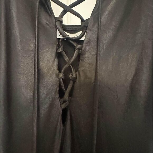 Zara Satin Tie Up Slip Dress - Picture 5 of 5